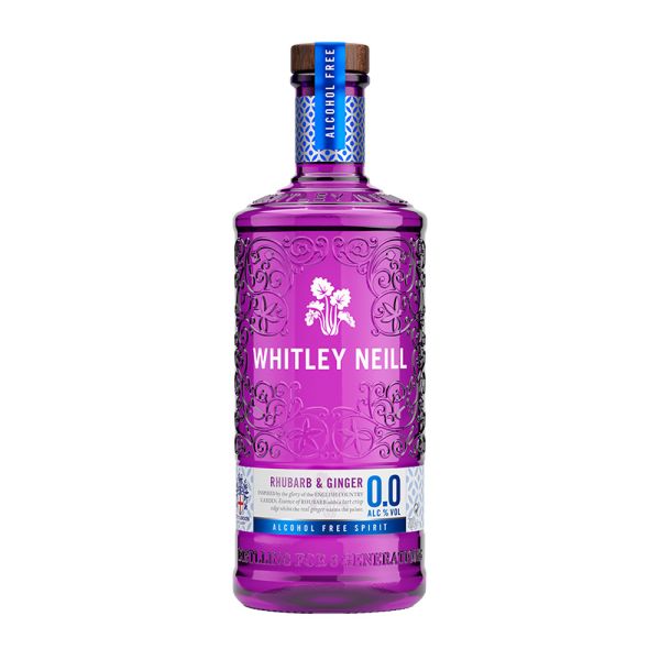 GIN RHUBARB & GINGER 0&deg;NO ALCOOL 70 CL