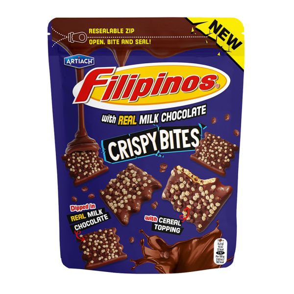 BISCOTTI CRISPY BITES AL CIOCCOLATO AL LATTE 100 GR 
